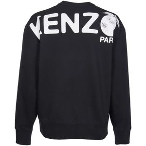 Kenzo, Sweatshirts & Hoodies, Heren, Zwart, M, Katoen, Sweatshirts