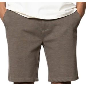 Clean Cut, Korte broeken, Heren, Groen, M, Stretch Jersey Shorts met Zakken