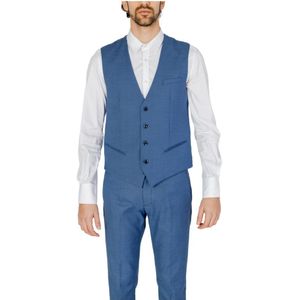 Antony Morato, Heren Gilet - Lente/Zomer Collectie Blauw, Heren, Maat:3XL