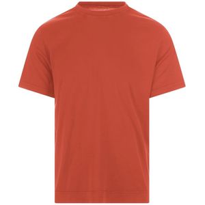 Fedeli, Tops, Heren, Oranje, 6Xl, Katoen, T-Shirts