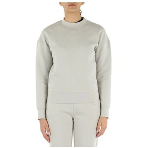 Calvin Klein, Sweatshirts & Hoodies, Dames, Grijs, S, Katoen, Sport