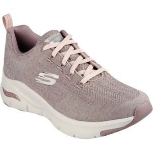 Skechers, Comfortabele Wave Arch-Fit Schoen Roze, Dames, Maat:38 EU