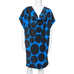 Gucci Vintage, Pre-owned Fabric dresses Blauw, Dames, Maat:38 EU