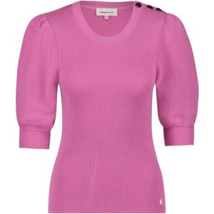 Fabienne Chapot, Truien, Dames, Roze, XS, Lillian Ballonmouw Pullover