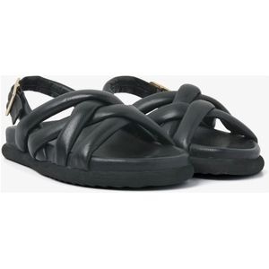 Via Vai, Schoenen, Dames, Zwart, 39 EU, Leer, Candy Kriss Sandalen