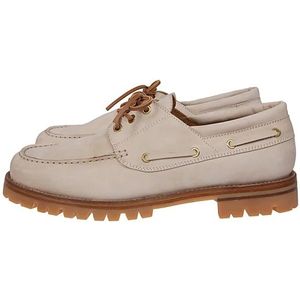 Eleventy, Schoenen, Heren, Beige, 46 EU, Leer, Bootschoenen in Nubuck Leer