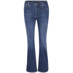 My Essential Wardrobe, Jeans, Dames, Blauw, W33 L34, Katoen, Dekota 148 Bootcut Jeans