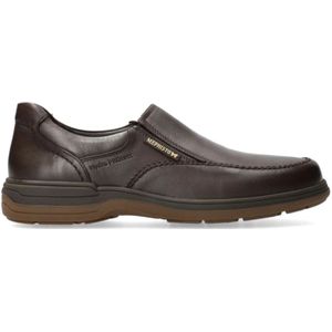 Mephisto, Schoenen, Heren, Bruin, 46 1/2 EU, Leer, Davy Donkerbruine Leren Mocassin voor Heren