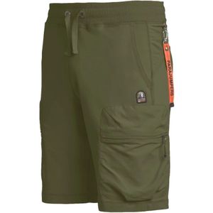 Parajumpers, Korte broeken, Heren, Groen, M, Casual Jogger Bermuda Shorts