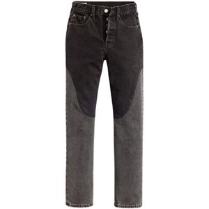 Levi's, Jeans, Dames, Grijs, W27 L32, Klassieke Western Style Jeans