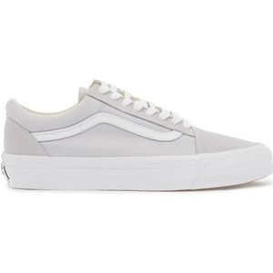 Vans, Schoenen, Heren, Grijs, 43 1/2 EU, Katoen, Klassieke canvas sneakers met leren accenten