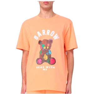 Barrow, Tops, Heren, Oranje, M, Katoen, Unisex Jersey T-shirt in Papaya
