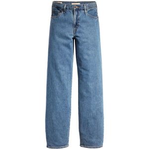 Levi's, Jeans, Dames, Blauw, W30, Katoen, Loose-fit Jeans