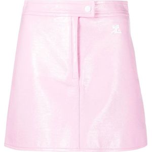 Courrèges, Roze rokken Roze, Dames, Maat:S