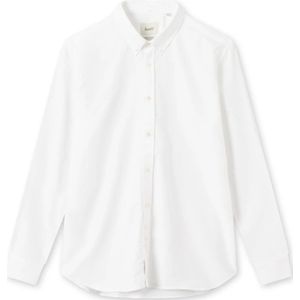 Forét, Overhemden, Heren, Wit, M, Katoen, Klassieke Oxford Overhemd - Tijdloze Stijl en Comfort