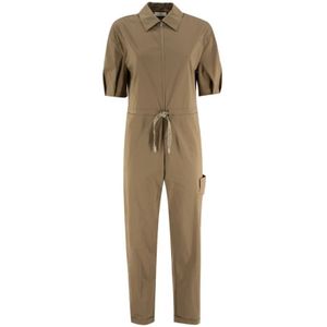 Panicale, Jumpsuits Bruin, Dames, Maat:M