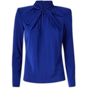 Giorgio Armani, Blouses Blauw, Dames, Maat:L