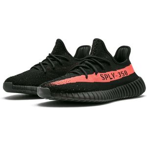 Yeezy, Schoenen, Heren, Zwart, 37 1/3 EU, Primeknit Boost 350 V2 Sneakers