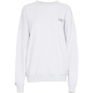 Ball, Sweatshirts & Hoodies, Dames, Grijs, S, Grafische Print Sweatshirt Wit Melange