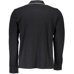 North Sails, Tops, Heren, Zwart, M, Katoen, Zwart Katoenen Poloshirt voor Mannen