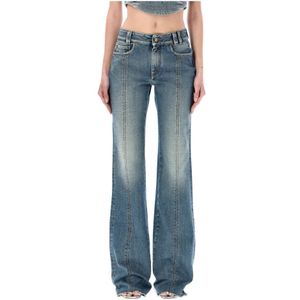 Alessandra Rich, Jeans, Dames, Blauw, W27, Katoen, Jeans
