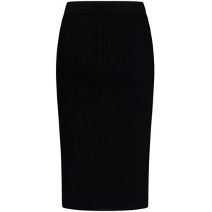 Tom Ford, Rokken, Dames, Zwart, S, Polyester, Tijdloze Zwarte Pencilrok