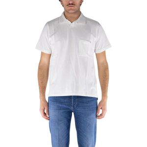 Universal Works, Polo Vacation Shirt Wit, Heren, Maat:M
