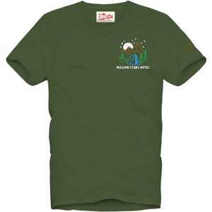 MC2 Saint Barth, Tops, Heren, Groen, S, Groene T-shirts en Polos