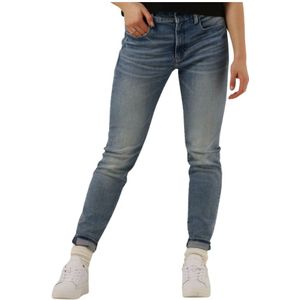 G-star, Jeans, Dames, Blauw, W30 L32, Katoen, Blauwe Skinny Jeans Lhana