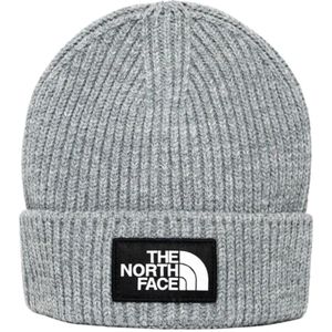 The North Face, Accessoires, Heren, Grijs, ONE Size, Logo Box Beanie