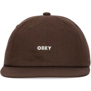 Obey, Accessoires, Heren, Bruin, ONE Size, Bold Twill Strapback Pet