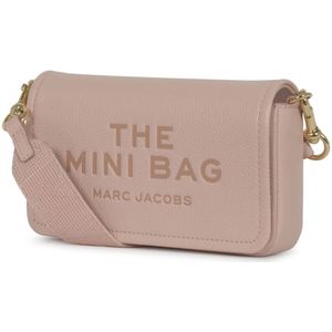 Marc Jacobs, Tassen, Dames, Roze, ONE Size, Leer, Roze Mini Tas voor Vrouwen