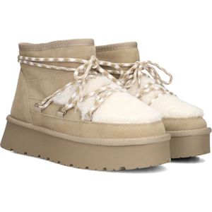 Notre-v, Schoenen, Dames, Beige, 40 EU, Wol, Beige Snowboots Femm