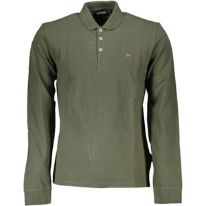 Napapijri, Polo Shirts Groen, Heren, Maat:3XL