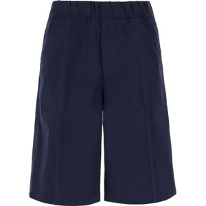 Calvin Klein, Korte broeken, Dames, Blauw, 2Xl, Denim, Casual Denim Shorts voor Vrouwen