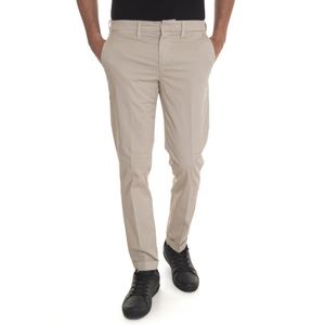 Fay, Broeken, Heren, Beige, W35, Katoen, Oprolbare Chino Broek