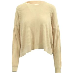 Acne Studios Pre-owned, Pre-owned, Dames, Beige, M, Katoen, Pre-owned Cotton tops