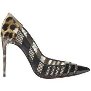 Christian Louboutin Pre-owned, Tweedehands leren hakken Veelkleurig, Dames, Maat:38 EU