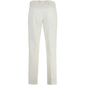 Hugo Boss, Broeken, Heren, Beige, L, Elastische Taille Jersey Broek