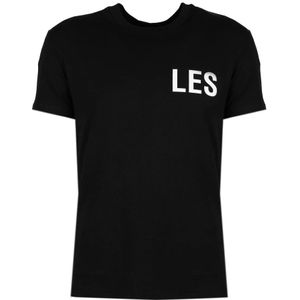 Les Hommes, Tops, Heren, Zwart, S, Katoen, T-Shirts