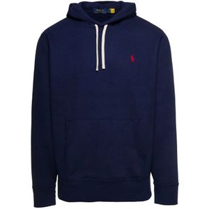 Polo Ralph Lauren, Sweatshirts & Hoodies, Heren, Blauw, S, Katoen, Comfortabele en stijlvolle hoodie voor heren