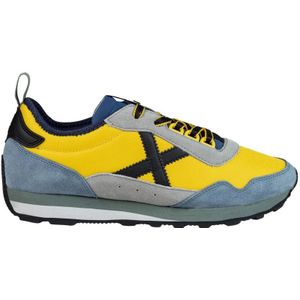 Munich, Schoenen, Heren, Veelkleurig, 41 EU, Suède, Amarillo Retro Sneaker