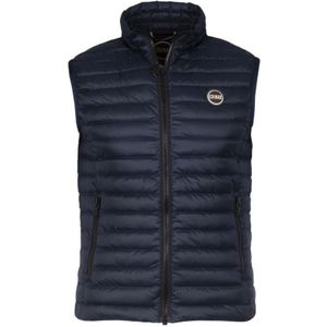 Colmar, Down Gilet Blauw, Heren, Maat:4XL