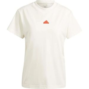 Adidas, Tops, Dames, Wit, L, Geborduurd Tee T-shirt