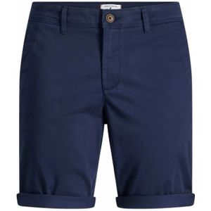 Jack & Jones, Korte broeken, Heren, Blauw, M, Klassieke Navy Blazer Shorts/Capri