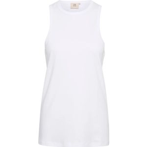 Lounge Nine, Tops, Dames, Wit, XL, Katoen, Mouwloze Sportieve Top Bright White