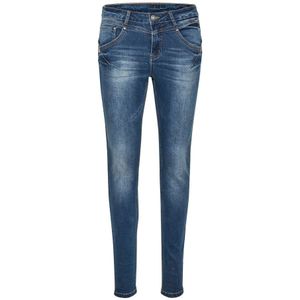 Cream, Slim-fit Jeans Blauw, Dames, Maat:W33