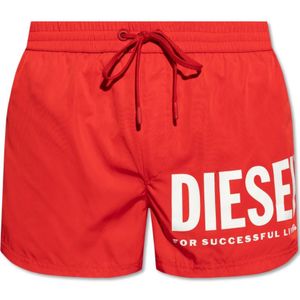 Diesel, Bmbx-Mario zwemshorts Rood, Heren, Maat:S