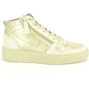 DL Sport, Schoenen, Dames, Beige, 40 EU, Beige Goud Hoge Sneaker