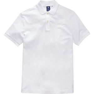 G-star, Tops, Heren, Wit, 2Xl, Moderne Slim Fit Polo Shirt